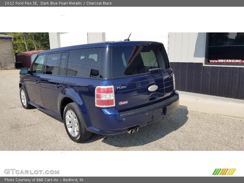 Dark Blue Pearl Metallic / Charcoal Black 2012 Ford Flex SE