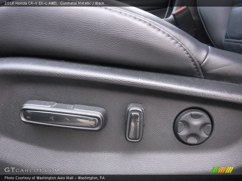 Gunmetal Metallic / Black 2018 Honda CR-V EX-L AWD