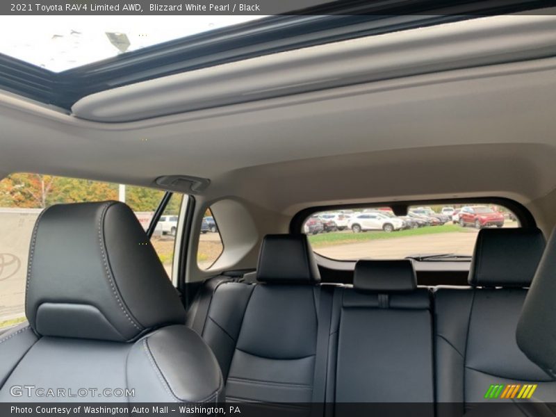 Blizzard White Pearl / Black 2021 Toyota RAV4 Limited AWD