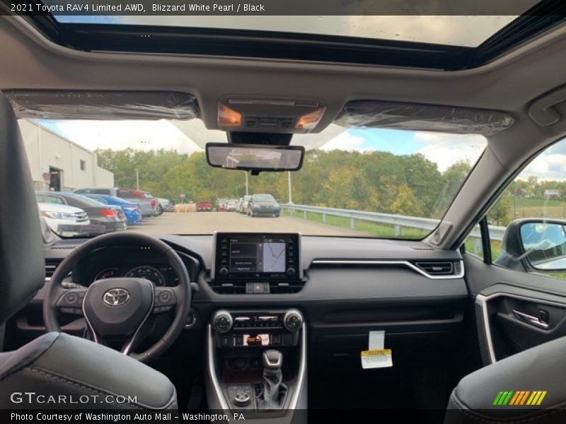 Blizzard White Pearl / Black 2021 Toyota RAV4 Limited AWD