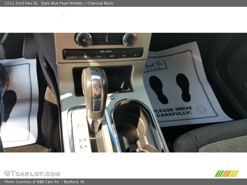 Dark Blue Pearl Metallic / Charcoal Black 2012 Ford Flex SE
