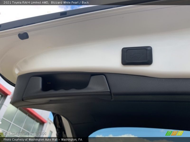 Blizzard White Pearl / Black 2021 Toyota RAV4 Limited AWD
