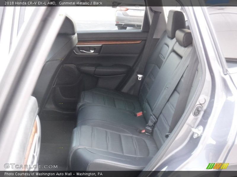 Gunmetal Metallic / Black 2018 Honda CR-V EX-L AWD