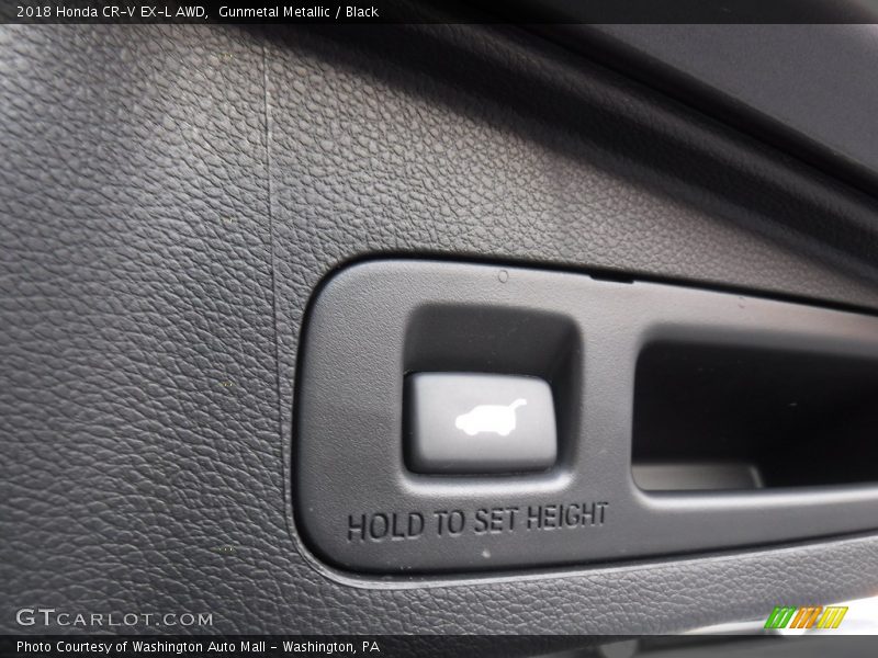 Gunmetal Metallic / Black 2018 Honda CR-V EX-L AWD