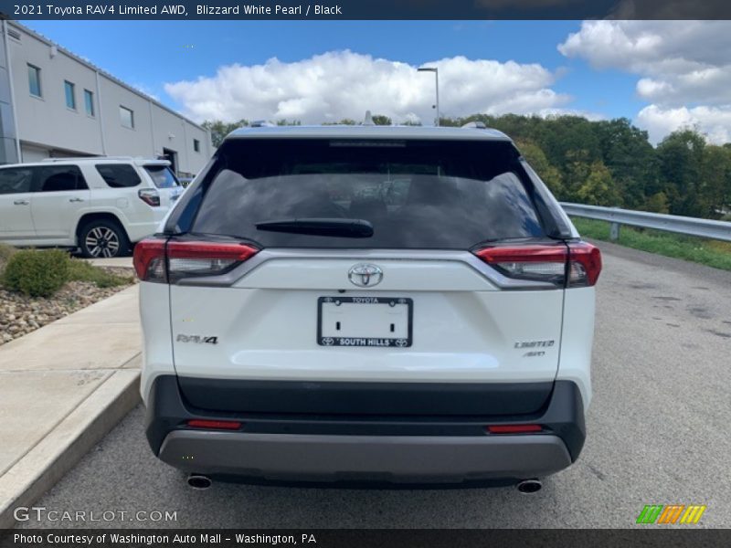 Blizzard White Pearl / Black 2021 Toyota RAV4 Limited AWD