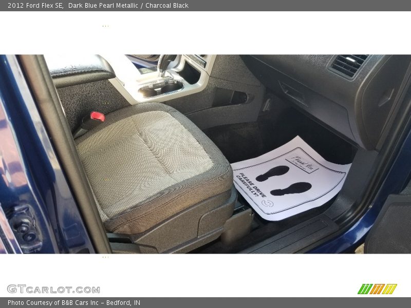 Dark Blue Pearl Metallic / Charcoal Black 2012 Ford Flex SE
