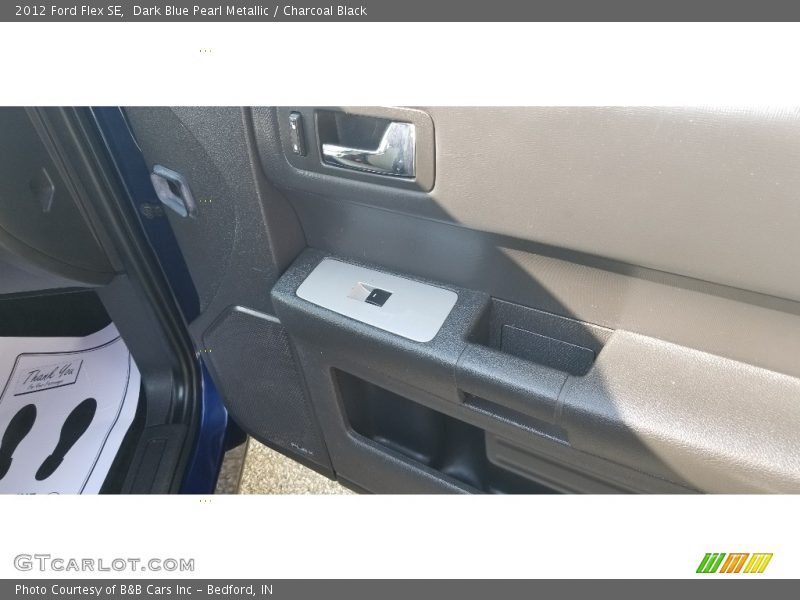Dark Blue Pearl Metallic / Charcoal Black 2012 Ford Flex SE