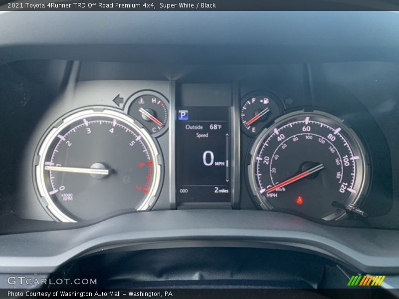  2021 4Runner TRD Off Road Premium 4x4 TRD Off Road Premium 4x4 Gauges