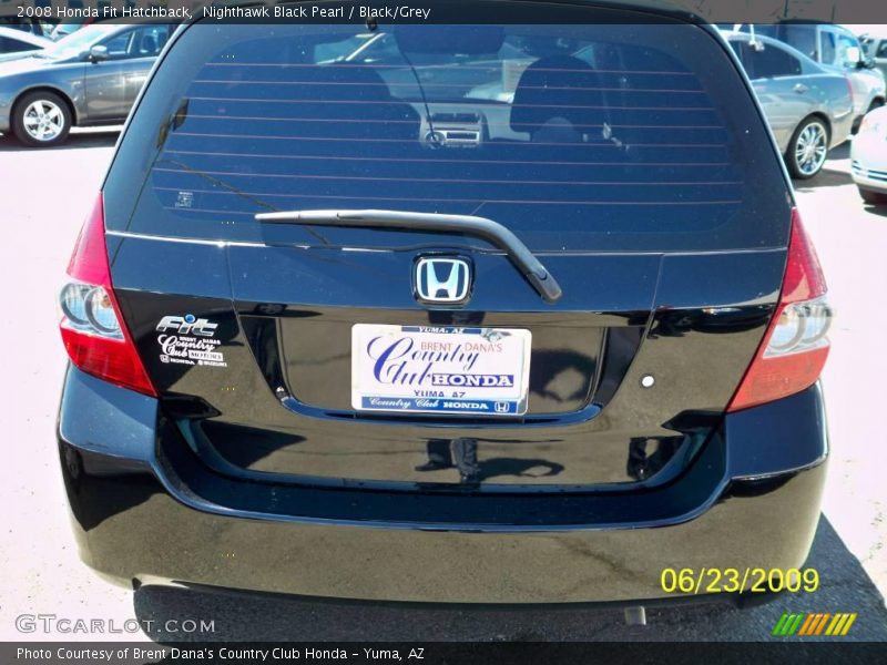 Nighthawk Black Pearl / Black/Grey 2008 Honda Fit Hatchback