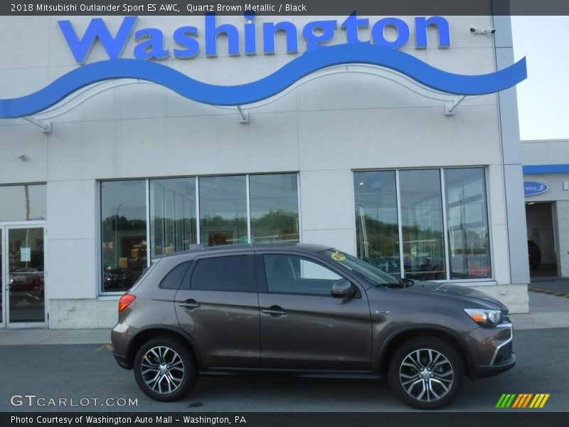 Quartz Brown Metallic / Black 2018 Mitsubishi Outlander Sport ES AWC