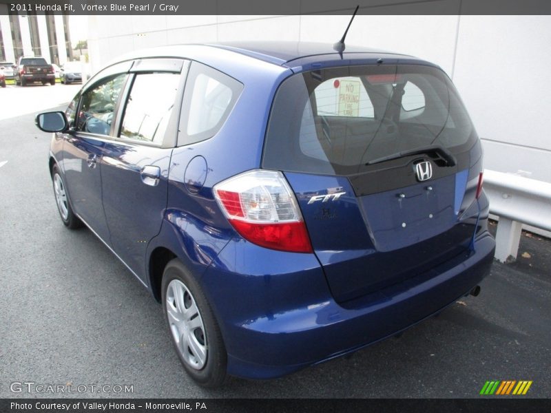 Vortex Blue Pearl / Gray 2011 Honda Fit