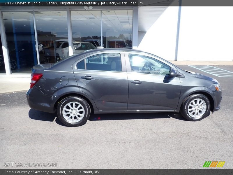 Nightfall Gray Metallic / Jet Black/­Dark Titanium 2019 Chevrolet Sonic LT Sedan