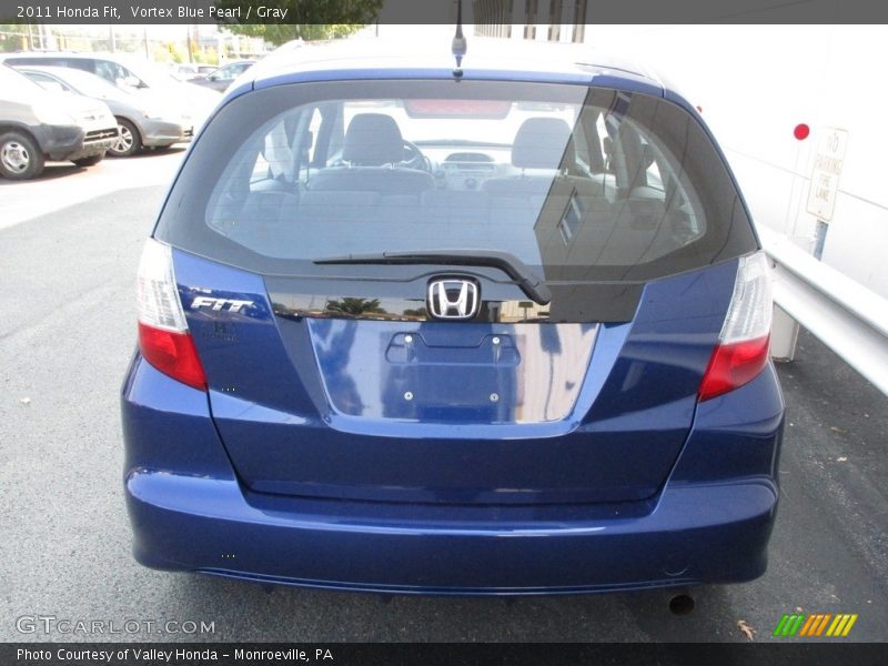 Vortex Blue Pearl / Gray 2011 Honda Fit