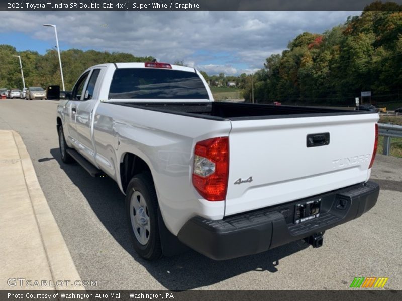 Super White / Graphite 2021 Toyota Tundra SR Double Cab 4x4