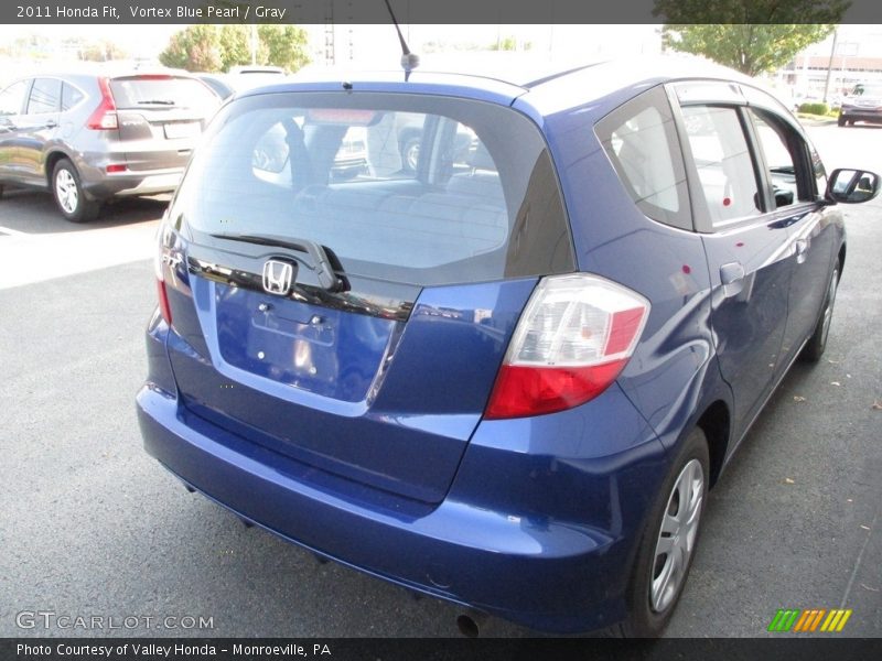 Vortex Blue Pearl / Gray 2011 Honda Fit