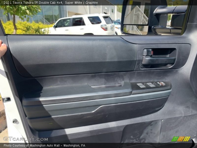 Super White / Graphite 2021 Toyota Tundra SR Double Cab 4x4