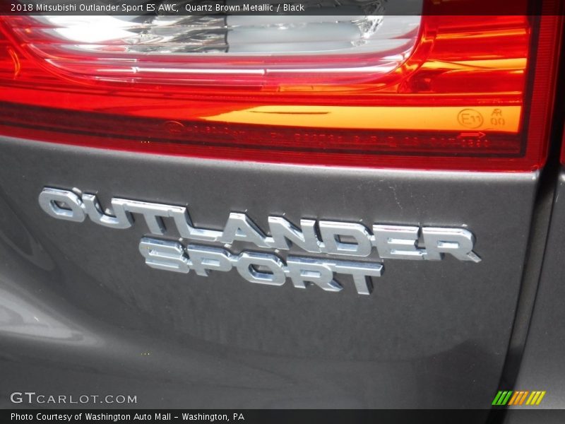 Quartz Brown Metallic / Black 2018 Mitsubishi Outlander Sport ES AWC