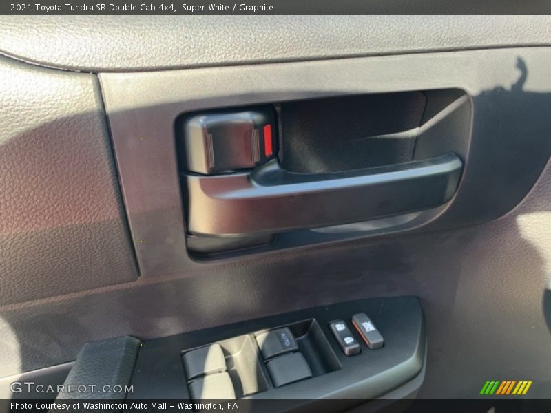 Super White / Graphite 2021 Toyota Tundra SR Double Cab 4x4