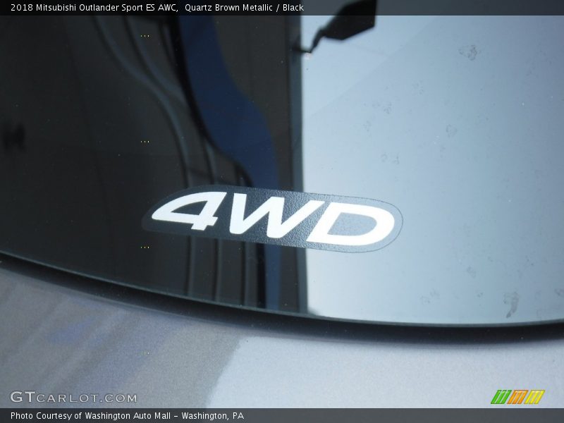 Quartz Brown Metallic / Black 2018 Mitsubishi Outlander Sport ES AWC