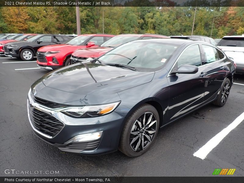 Shadow Gray Metallic / Jet Black 2021 Chevrolet Malibu RS