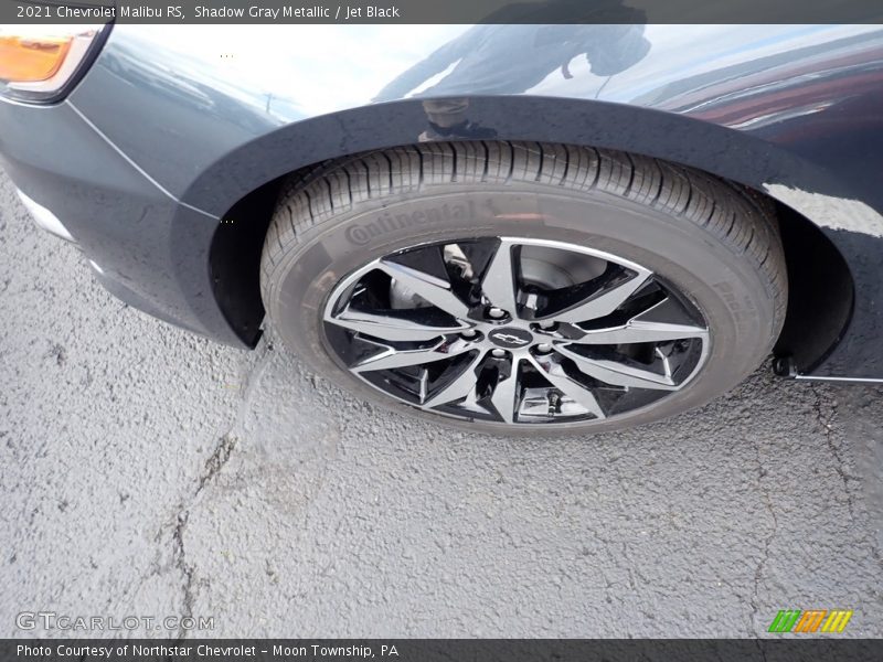Shadow Gray Metallic / Jet Black 2021 Chevrolet Malibu RS
