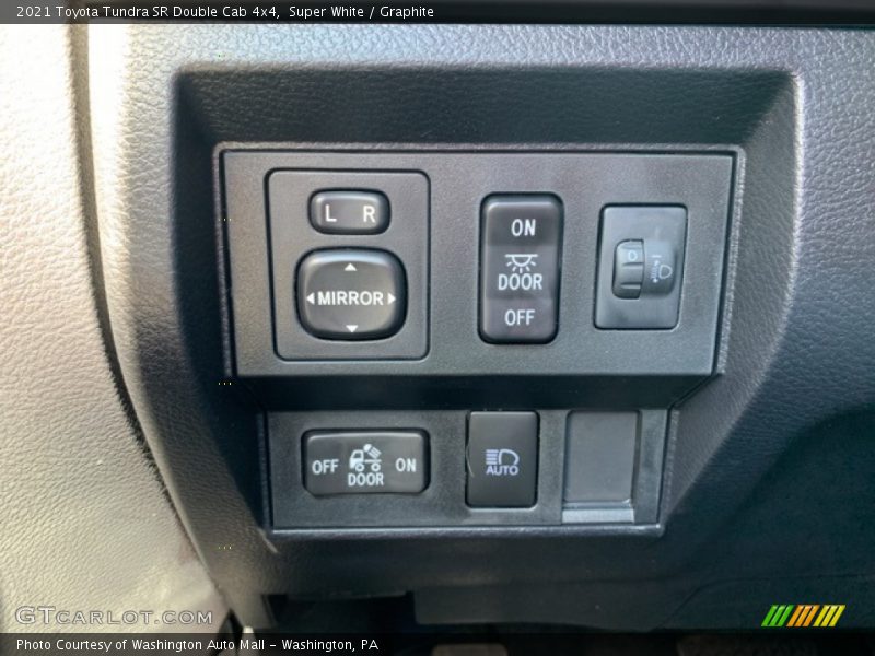 Super White / Graphite 2021 Toyota Tundra SR Double Cab 4x4