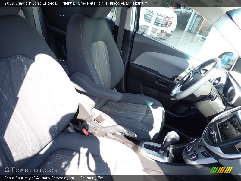 Nightfall Gray Metallic / Jet Black/­Dark Titanium 2019 Chevrolet Sonic LT Sedan