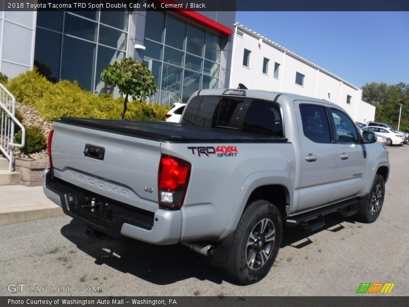 Cement / Black 2018 Toyota Tacoma TRD Sport Double Cab 4x4