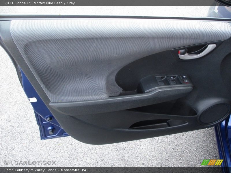 Vortex Blue Pearl / Gray 2011 Honda Fit