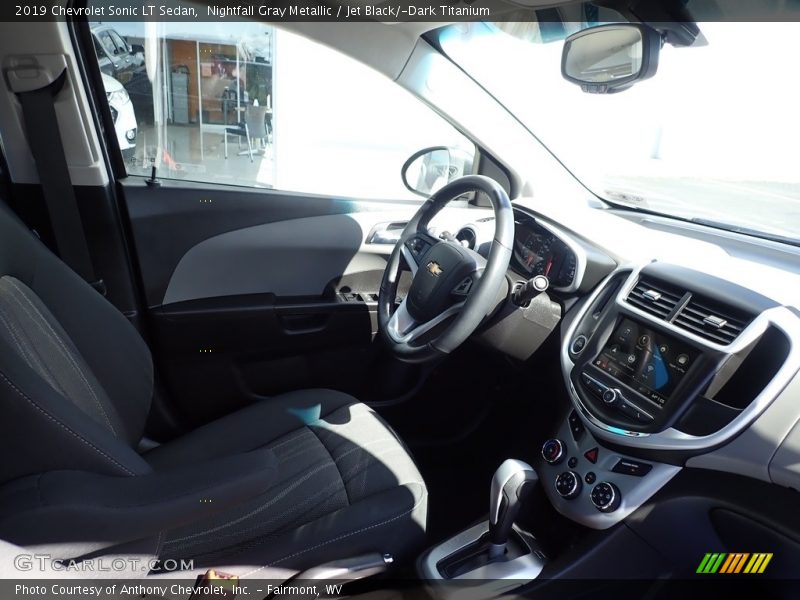 Nightfall Gray Metallic / Jet Black/­Dark Titanium 2019 Chevrolet Sonic LT Sedan