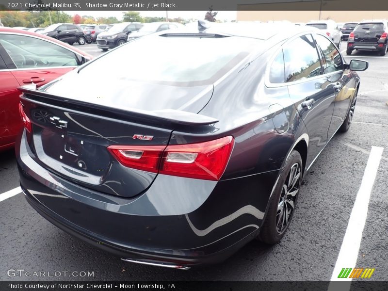 Shadow Gray Metallic / Jet Black 2021 Chevrolet Malibu RS