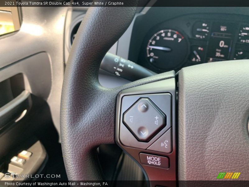 Super White / Graphite 2021 Toyota Tundra SR Double Cab 4x4
