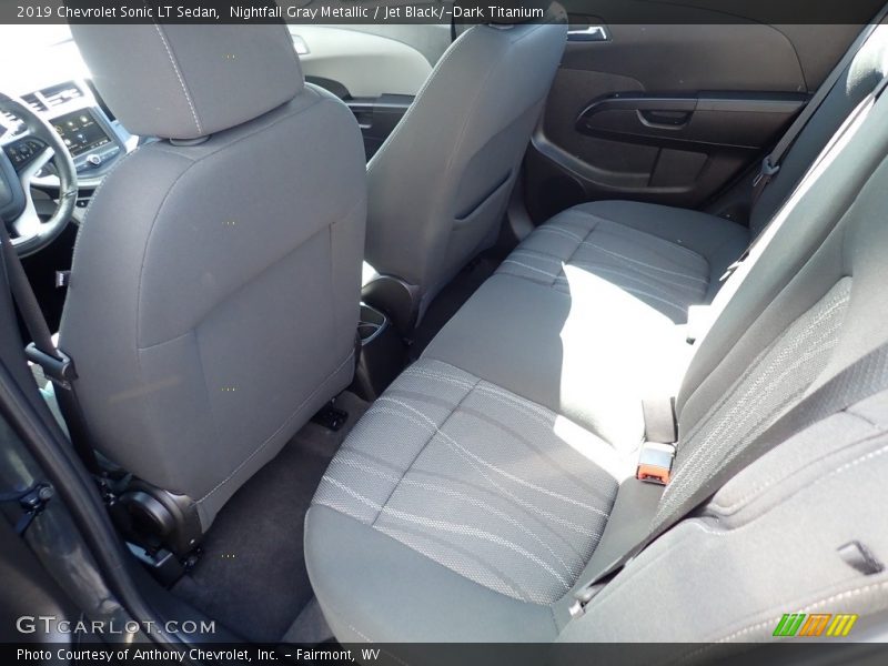 Nightfall Gray Metallic / Jet Black/­Dark Titanium 2019 Chevrolet Sonic LT Sedan