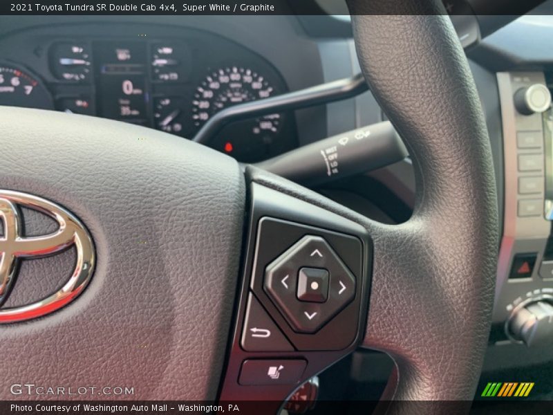 Super White / Graphite 2021 Toyota Tundra SR Double Cab 4x4