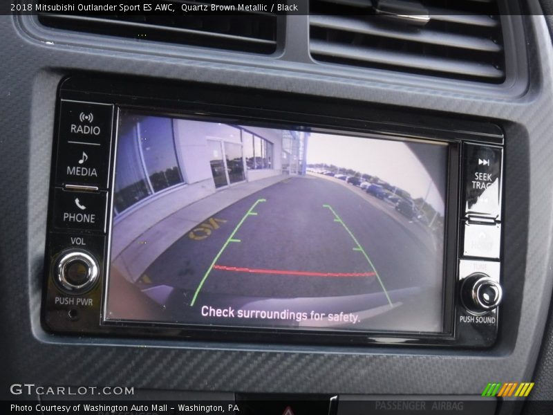 Quartz Brown Metallic / Black 2018 Mitsubishi Outlander Sport ES AWC