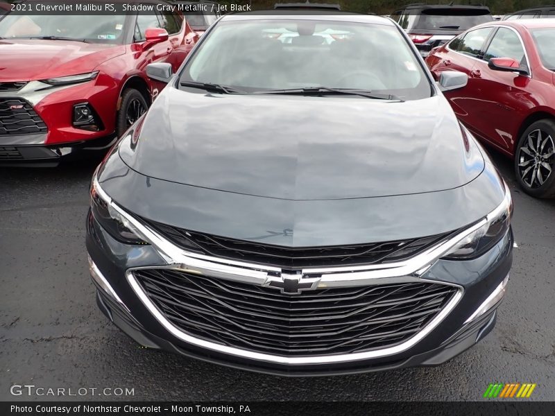 Shadow Gray Metallic / Jet Black 2021 Chevrolet Malibu RS