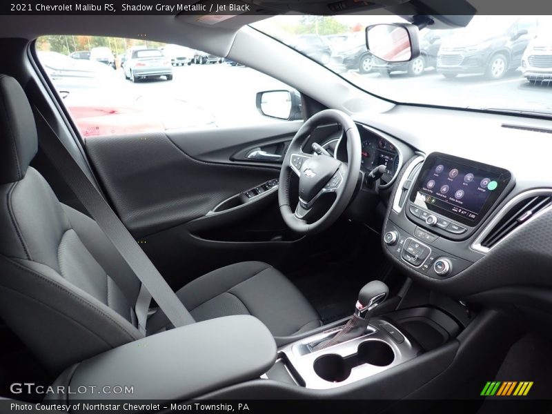 Shadow Gray Metallic / Jet Black 2021 Chevrolet Malibu RS