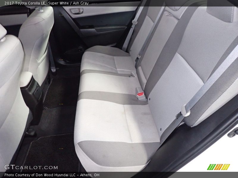 Super White / Ash Gray 2017 Toyota Corolla LE