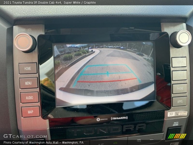 Super White / Graphite 2021 Toyota Tundra SR Double Cab 4x4