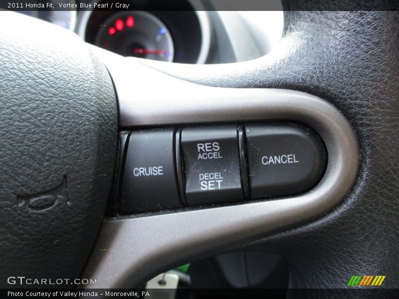 Vortex Blue Pearl / Gray 2011 Honda Fit