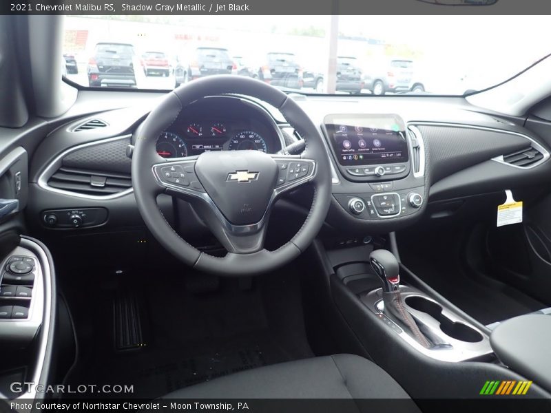 Shadow Gray Metallic / Jet Black 2021 Chevrolet Malibu RS
