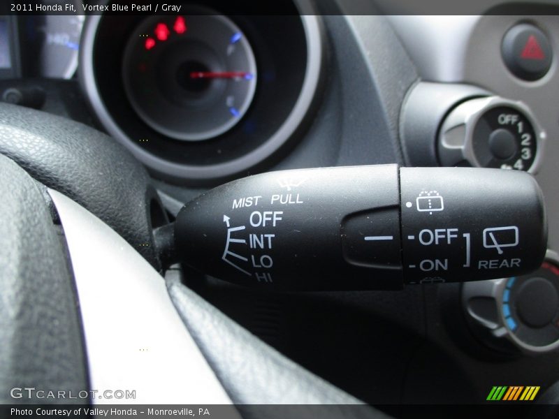 Vortex Blue Pearl / Gray 2011 Honda Fit