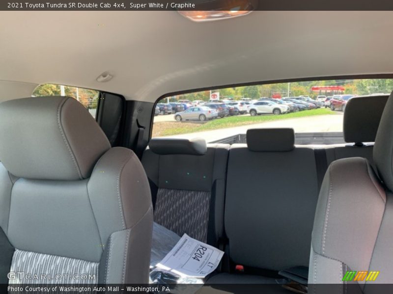 Super White / Graphite 2021 Toyota Tundra SR Double Cab 4x4