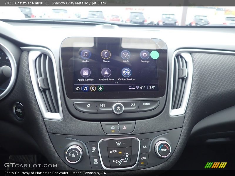 Shadow Gray Metallic / Jet Black 2021 Chevrolet Malibu RS