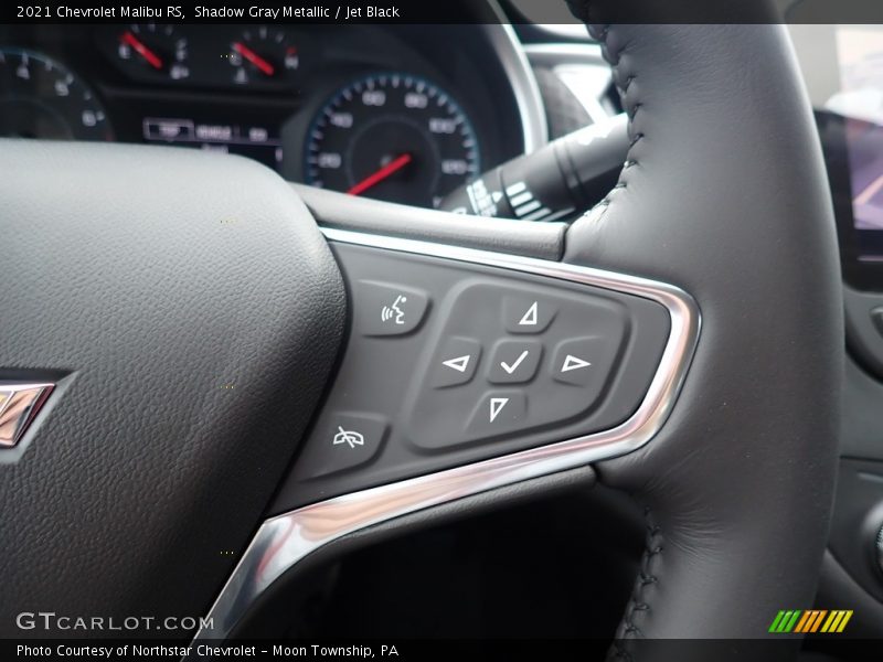 Shadow Gray Metallic / Jet Black 2021 Chevrolet Malibu RS