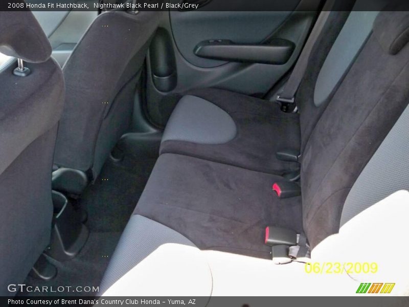 Nighthawk Black Pearl / Black/Grey 2008 Honda Fit Hatchback