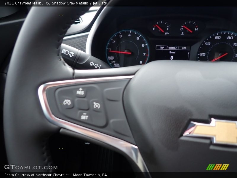Shadow Gray Metallic / Jet Black 2021 Chevrolet Malibu RS