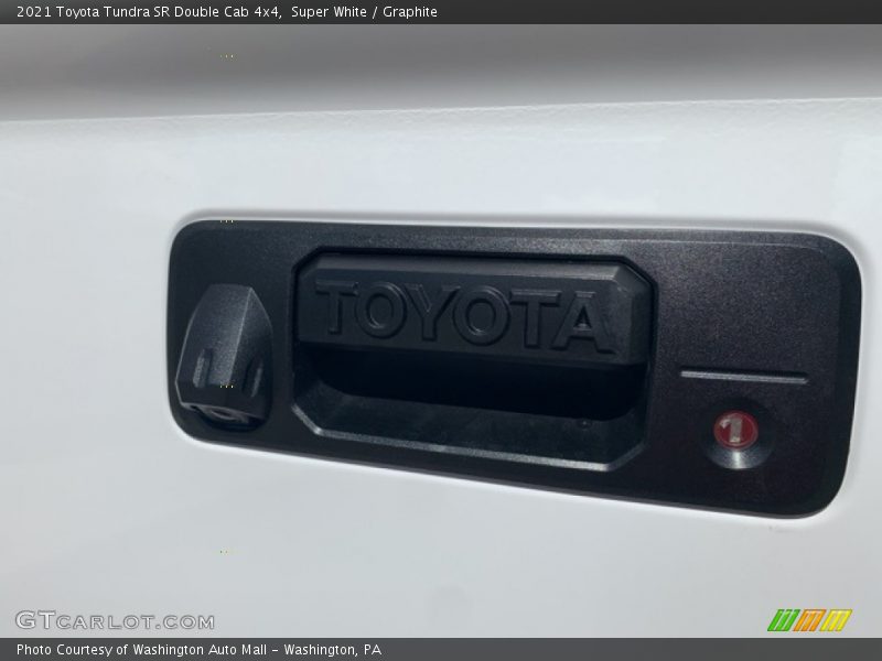 Super White / Graphite 2021 Toyota Tundra SR Double Cab 4x4