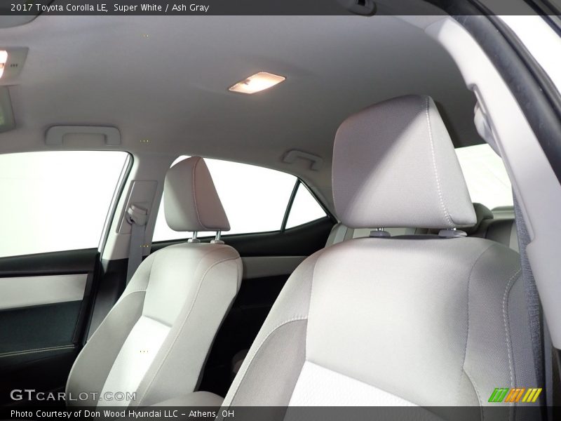 Super White / Ash Gray 2017 Toyota Corolla LE