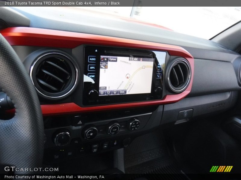 Inferno / Black 2018 Toyota Tacoma TRD Sport Double Cab 4x4